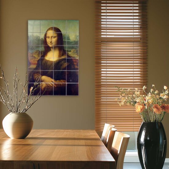 Tegeltableau Mona Lisa