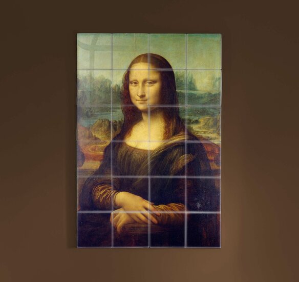 Tegeltableau Mona Lisa