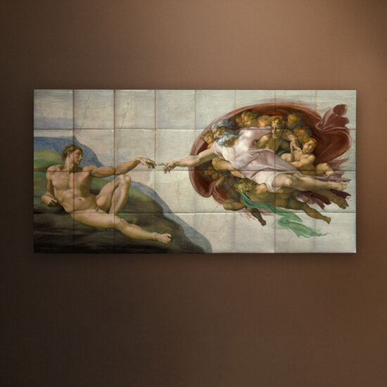 Tegeltableau Creation of Adam