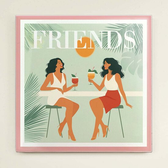 Tegeltje - Friends &amp; Cocktails